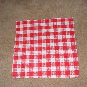 Lillian Vernon Gingham Plaid Picnic Cloth Napkins Set of 6 vintage